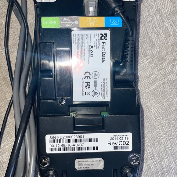 First Data FD130 Duo Terminal Credit Card Machine With Paper - Picture 5 of 7